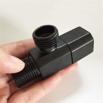 Vulventielen Totaal Messing Hoek Kleppen 1/2 "Man X 1/2" Mannelijke Badkamer Bidet Valve Badkamer Accessoires Goud/rose Goud/Zwart