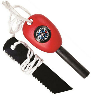 Vuurstarter met kompas - magnesium - Firestarter - preppen/noodpakket/survival
