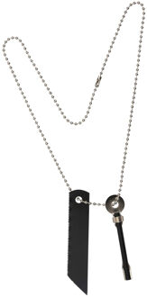 Vuurstarter - vuursteen en spits - aan ketting