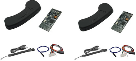 Vx1 2.4Ghz Remote Control Transmitter With Receiver For Electric Skateboard Single V4 V6 Rc Car Boat E-Bike Robot