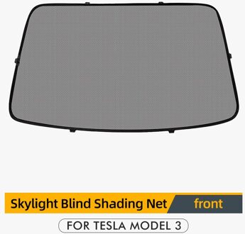 Vxvb Voor Tesla Model 3 Accessoires Model3 Accessoire Dak Dakraam Tinten Protector Sudnshade Achter Dak Dakraam Tinten front2