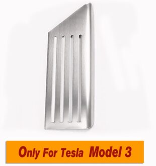 Vxvb Voor Tesla Model 3 Y Accessoires Model 3 Aluminium Gaspedaal Rem Rest Pedaal Auto Voetpedaal Pads covers Drie enkel en alleen For Model3