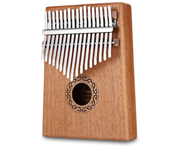 W-17T 17 Toetsen Kalimba Duim Piano Hoge Hout Mahonie Body Muziekinstrument Met Leren Boek Tune Hamer Voor beginner