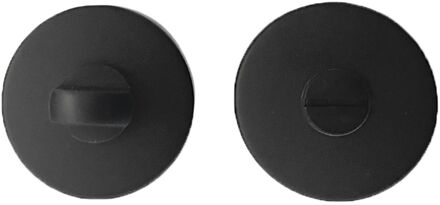 W.c Garnituur Rond Mat Zwart