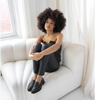 W-kassy-1 black loafers dames Zwart - 41