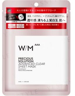 W/M AAA Precious Solution Advanced Clear Sheet Mask 7 pcs