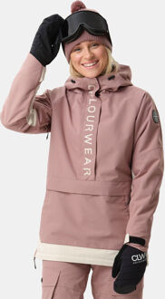 W Signature Anorak Ski-Jas Dames Bruin