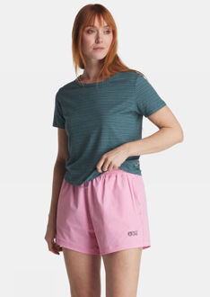 W Vacationer Boxy Tee T-Shirt Dames Blauw - L