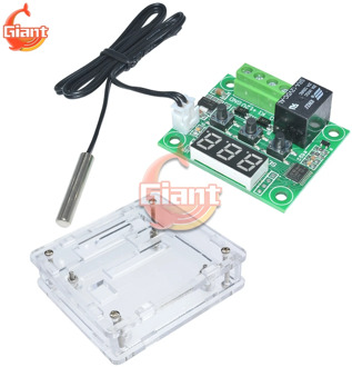 W1209 DC 12V Temperature Controller Micro Digital Thermostat Electronic Temperature Temp Thermo Control Module Switch with Case
