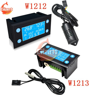 W1212 Digital Temperature Sensor Humidity Meter Thermometer Hygrometer Gauge Temperature Humidity Controller W1213 Thermostat
