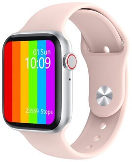 W26 Bluetooth Slimme Horloge 1.75 Inch Ip68 Waterdichte Bloeddrukmeter Multifunctionele Slimme Horloge Speelgoed roze