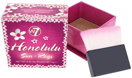 W7 Bronzer W7 Honolulu Bronzing Powder Sun Rays 6 g
