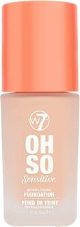 W7 Foundation W7 Oh So Sensitive Foundation Natural Beige 30 ml