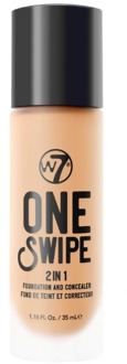 W7 Foundation W7 One Swipe 2 in 1 Foundation and Concealer Early Tan 35 ml