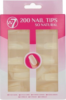 W7 Kunstnagels W7 200 Nail Tips So Natural 200 st