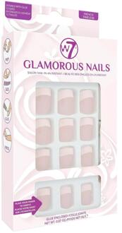 W7 Kunstnagels W7 Glamorous Nails Stick On Nails French Timeless 1 st
