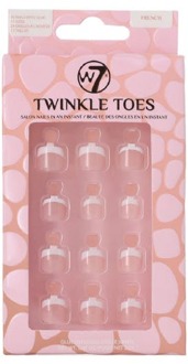 W7 Kunstnagels W7 Twinkle Toes False Toe Nails French 24 st