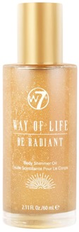 W7 Lichaamsolie W7 Way Of Life Body Shimmer Oil Be Radiant 60 ml