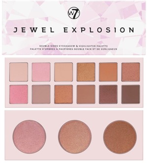 W7 Make-Up Palette W7 Jewel Explosion Double Sided Eyeshadow & Highlight Palette 1 st