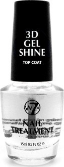 W7 Nagellak W7 3D Gel Shine Top Coat 15 ml