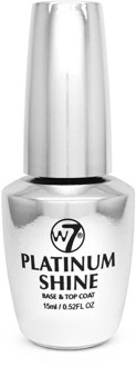 W7 Nagellak W7 Nail Treatment Platinum Shine Base & Top Coat 15 ml