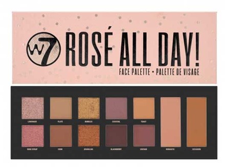 W7 Oogschaduw W7 Rose All Day! Face Palette 1 st