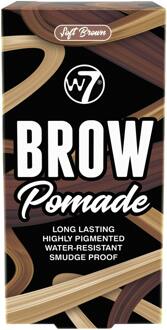W7 Wenkbrauw Pomade W7 Brow Pomade Soft Brown 4,25 g