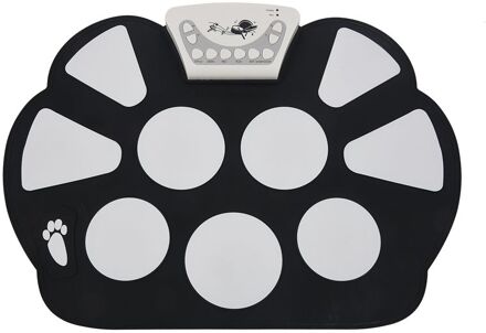 W758 Digitale Draagbare 9 Pad Muziekinstrument Elektronische Roll-Up Drum Kit