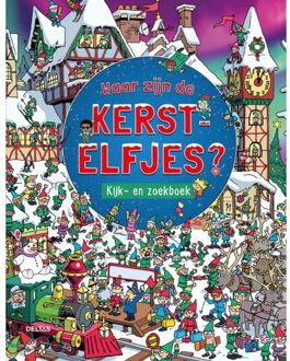 Waar Zijn De Kerstelfjes? - Kijk- En Zoekboek - Jonny Leighton