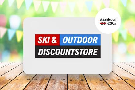 Waardebon t.w.v. €50 te besteden bij Ski & Outdoor Discountstore