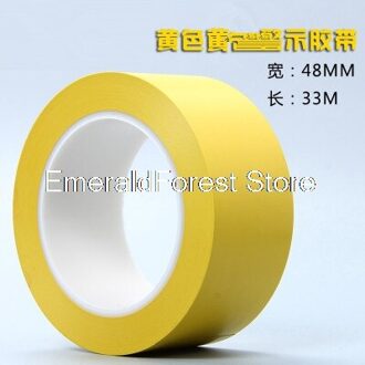 Waarschuwing tape, kleur schrijvende tape, zwart geel spot, paard lijn, waarschuwing, stickers op de grond, tapes, pakketten 605-6