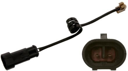 Waarschuwingscontact, remslijtage