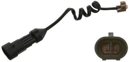 Waarschuwingscontact, remslijtage