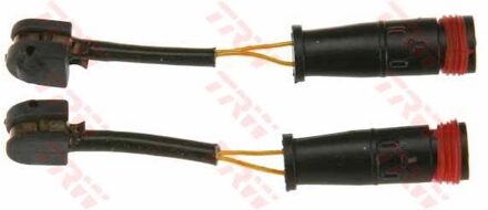 Waarschuwingscontact, remvoering-/blokslijtage achter