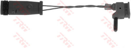 Waarschuwingscontact, remvoering-/blokslijtage achter