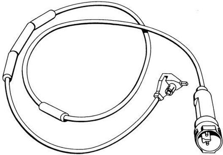 Waarschuwingscontact, remvoering-/blokslijtage