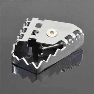Waase Rempedaal Pedaal Vergroten Extension Achterrem Peg Pad Extender Voor Bmw F650GS F700GS F800GS R1200GS Lc R1250GS zilver