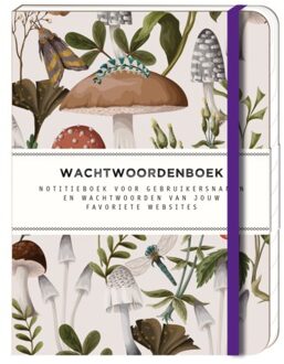 Wachtwoorden Notitieboek - Magical Mushrooms - Interstat