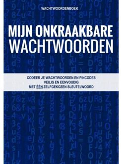 Wachtwoordenboek - Mijn Onkraakbare Wachtwoorden - Wachtwoordenboekjes & Meer
