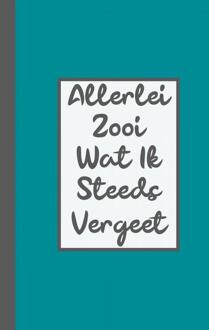 Wachtwoordenboekje / Wachtwoorden Boekje - Allerlei Zooi Wat Ik Steeds Vergeet - Wachtwoordenboekjes & Meer