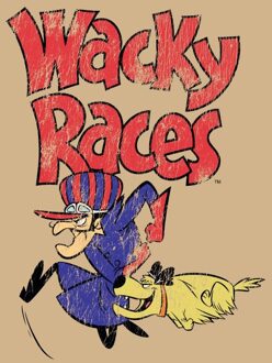 Wacky Races Logo Unisex T-Shirt - Tan - XL Lichtbruin