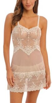 Wacoal Embrace Lace Chemise * Actie * Beige,Zwart - Small,Medium,Large,X-Large,XX-Large