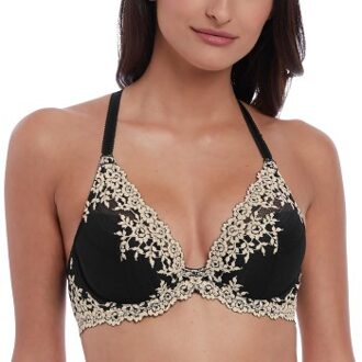 Wacoal Embrace Lace Plunge Underwire Bra Zwart,Beige,Roze,Grijs - B 75,B 80,B 85,C 70,C 75,C 80,C 85,D 70,D 75,D 80,D 85,E 70,E 75,E 80,F 70,F 75,F 80