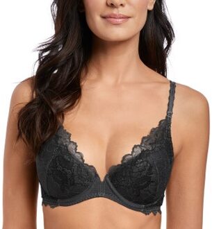 Wacoal Lace Perfection Plunge Push Up Bra * Actie * Beige,Zwart,Roze,Blauw - A 70,A 75,A 80,B 65,B 70,B 75,B 80,B 85,C 65,C 70,C 75,C 80,C 85,D 65,D 70,D 75,D 80,D 85,E 65,E 70,E 75,E 80