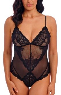 Wacoal Vivid Attraction Body Zwart - Small,Medium,Large,X-Large