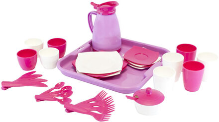Wader Servies Roze, 34dlg.