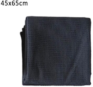 Wafel Patroon Katoen Pure Kleur Handdoek 1 Stuks Thee Handdoeken Gezichtsverzorging Vierkant Patroon Badkamer Levert Multi Purpose donker grijs