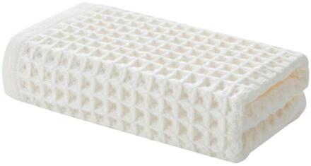 Wafel Weave Handdoeken Badkamer Volwassen Gezicht Handdoeken 100% Katoen 34X74Cm Absorberende Water Zachte Sneldrogend Hand handdoek Toalla A5 wit