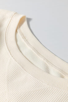 Wafelbrei Thermo Trui Ivoor