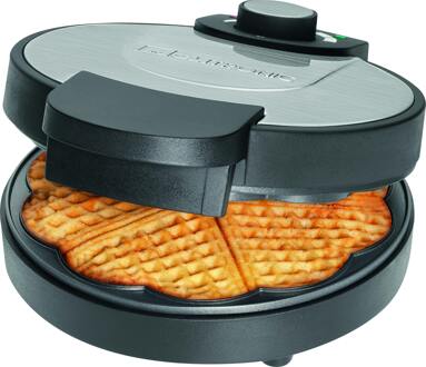 wafelmaker wa 3492 zwart zilverkleurig